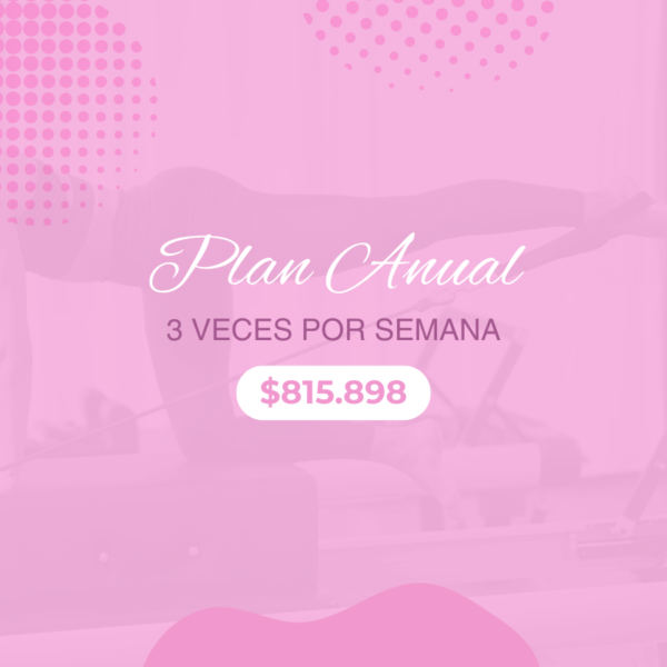 Plan Anual 3 veces por semana